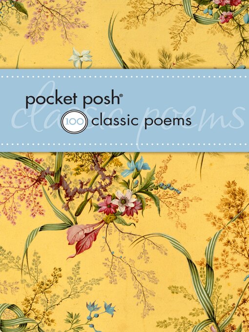 Title details for Pocket Posh 100 Classic Poems by Jennifer Fox - Available